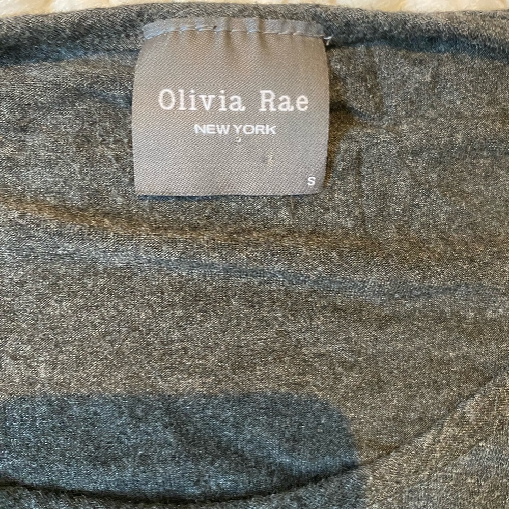 black/grey dress
